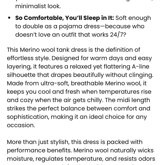 Xsmall Woolx Cassie Dress - Picture 8 of 10